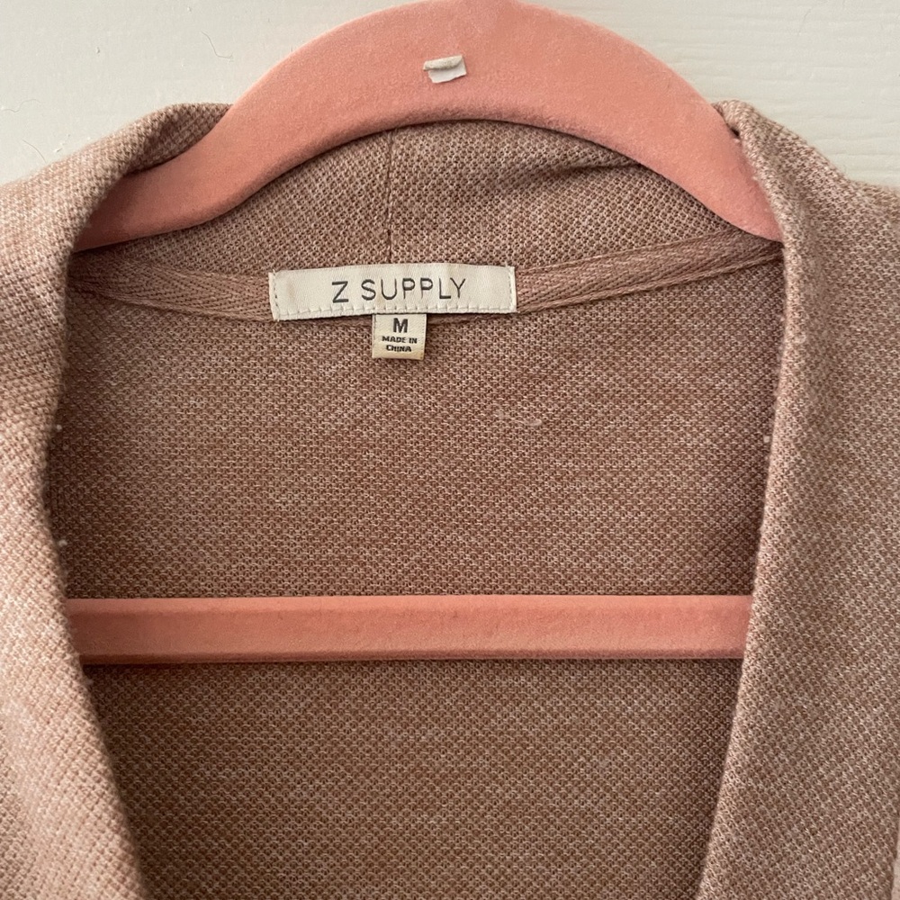 Z Supply Warm Beige Knit Cardigan